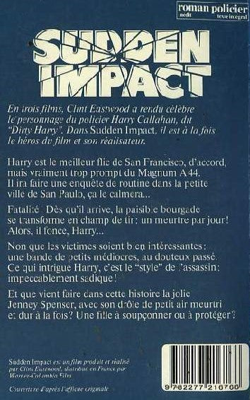 Sudden impact le retour de l'inspecteur Harry (Joseph c.stinson)
