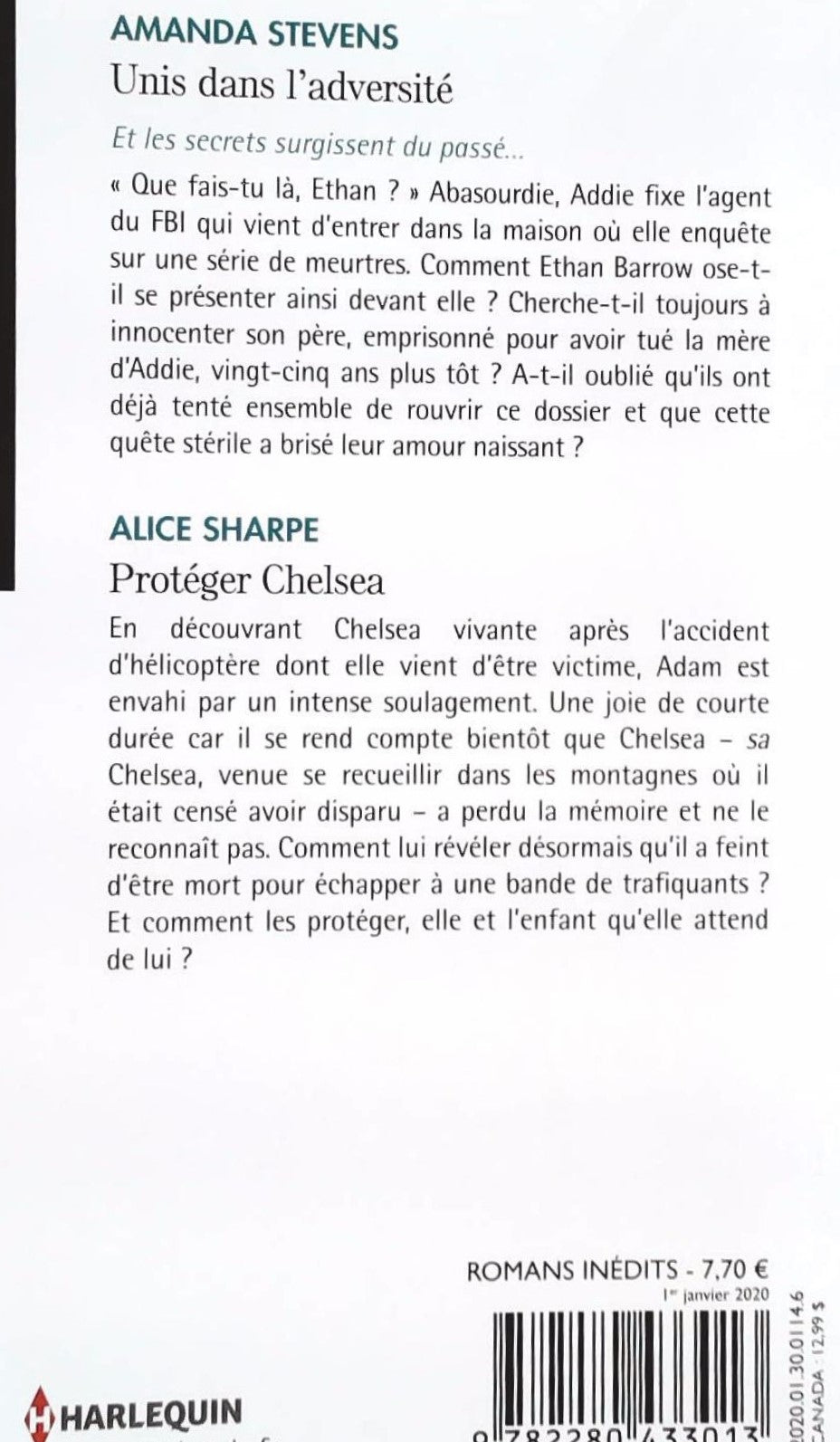 Black Rose (Harlequin) # 569 : Unis dans l'adversité -suivi de- Protéger Chelscea (Amanda Stevens)