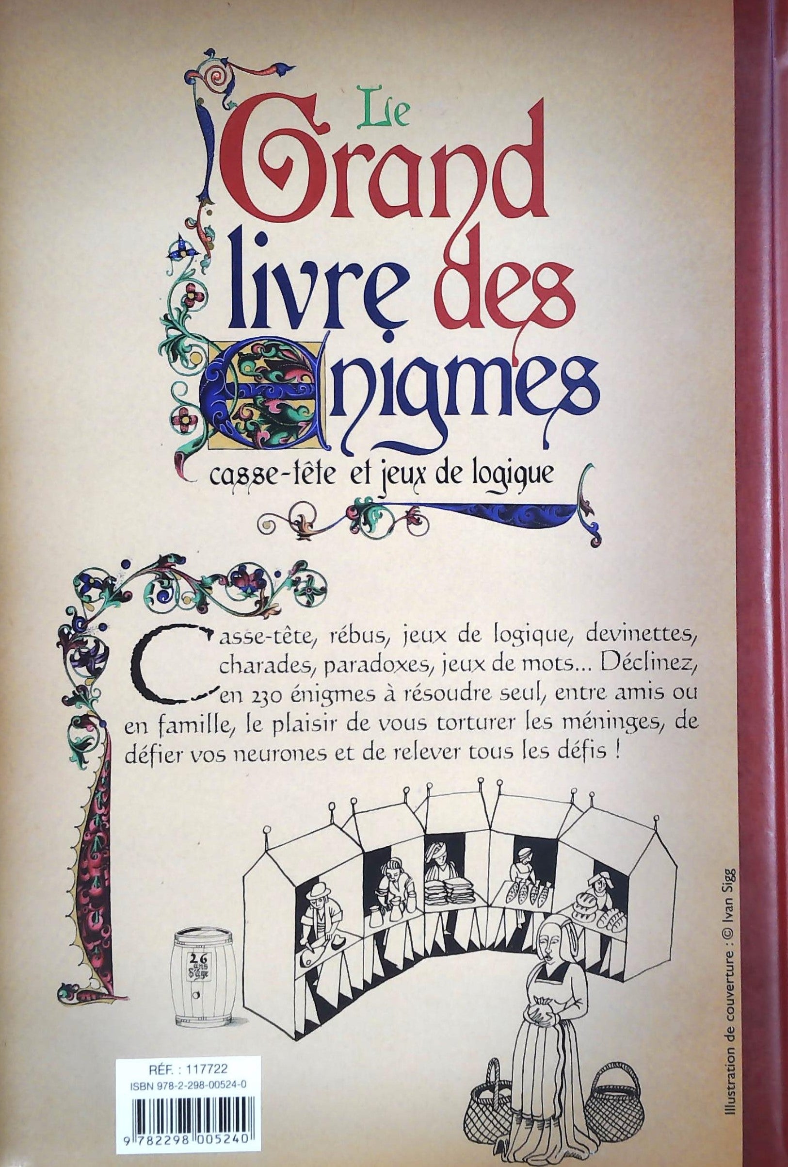 Le grand livre des enigmes casse-tête et jeux de logique (Fabrice Mazza)