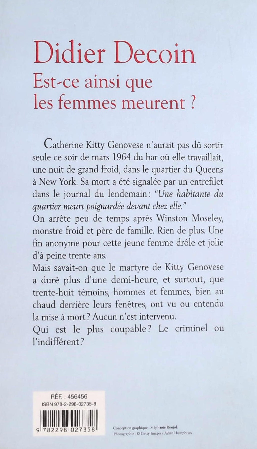 Est-ce ainsi que les femmes meurent? (Didier Decoin)