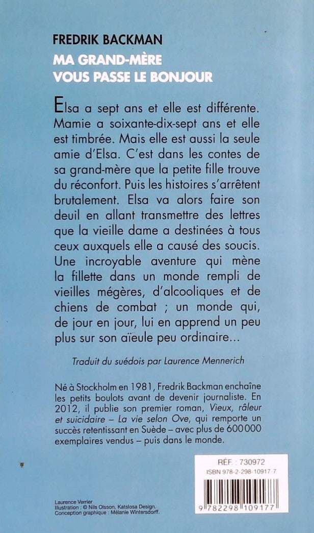 Ma grand-màre vous passe le bonjour (Fredrik Backman)