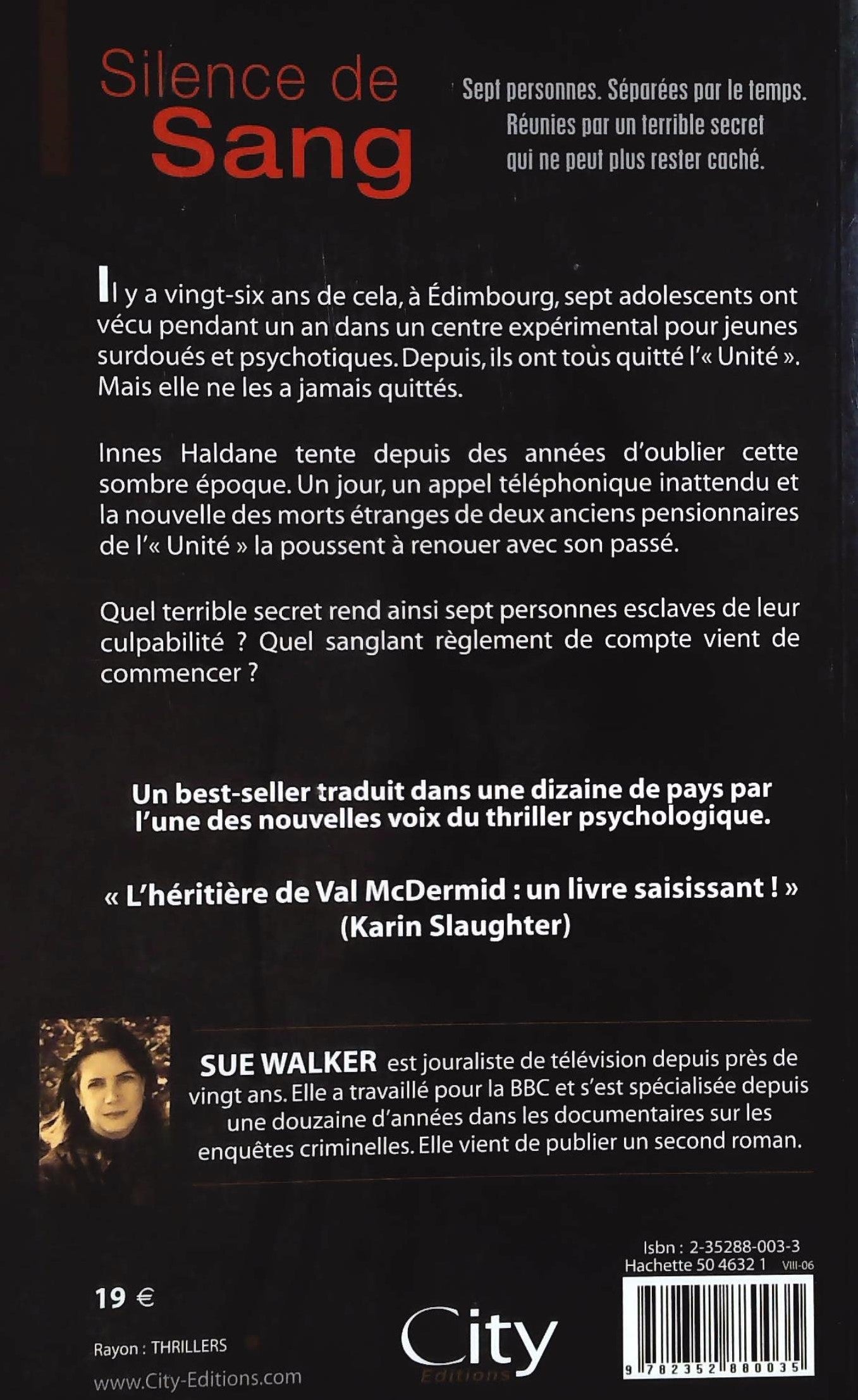 Silence de sang (Sur Walker)