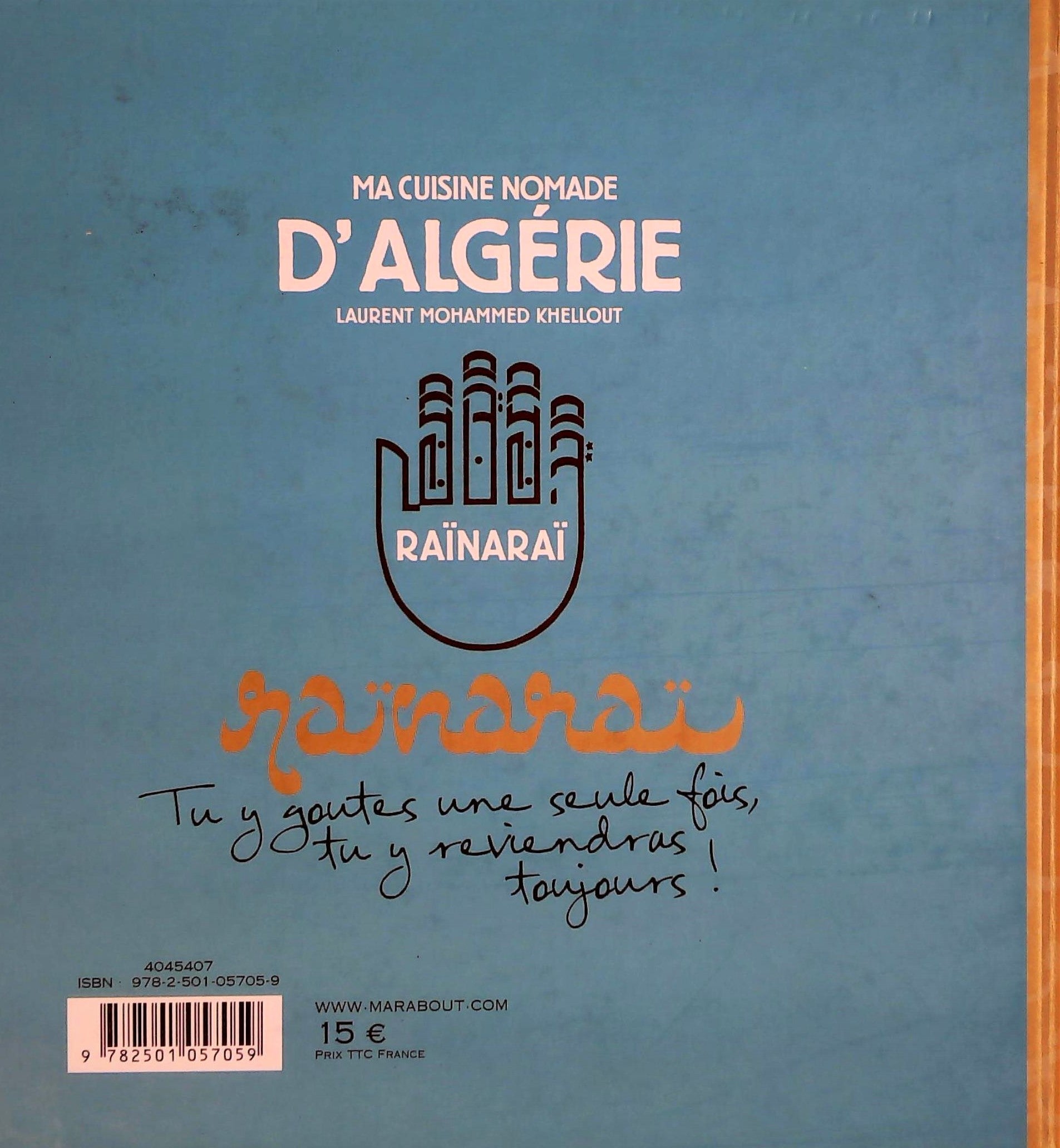 Ma cuisine nomade d'Algérie (Laurent Mohammed Khellout)