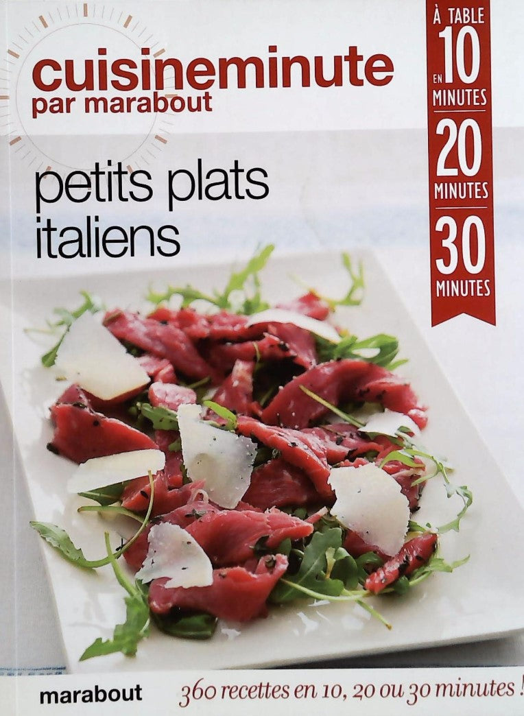 Livre ISBN 2501085221 Cuisineminute : Petits plats italiens