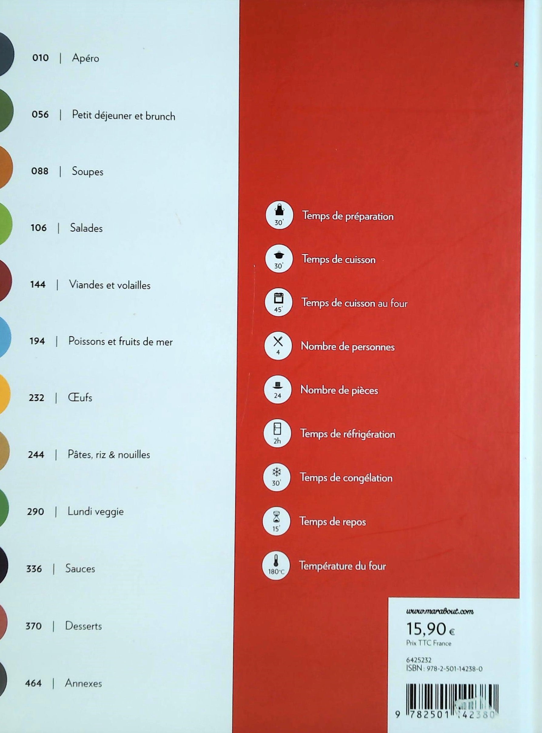 Le grand livre Marabout de la Cuisine Facile, 550 recettes