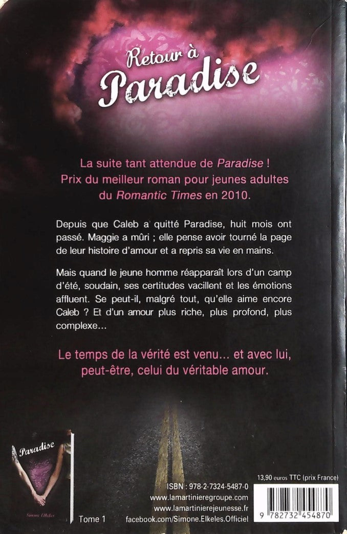 Un voyage vers la passion # 2 : Retour à paradise (Simine Elkeles)
