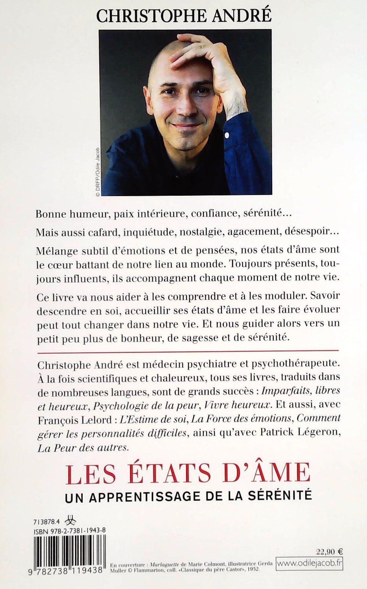 Les états d'âme, un apprentissage de la sérénité (Christophe André)