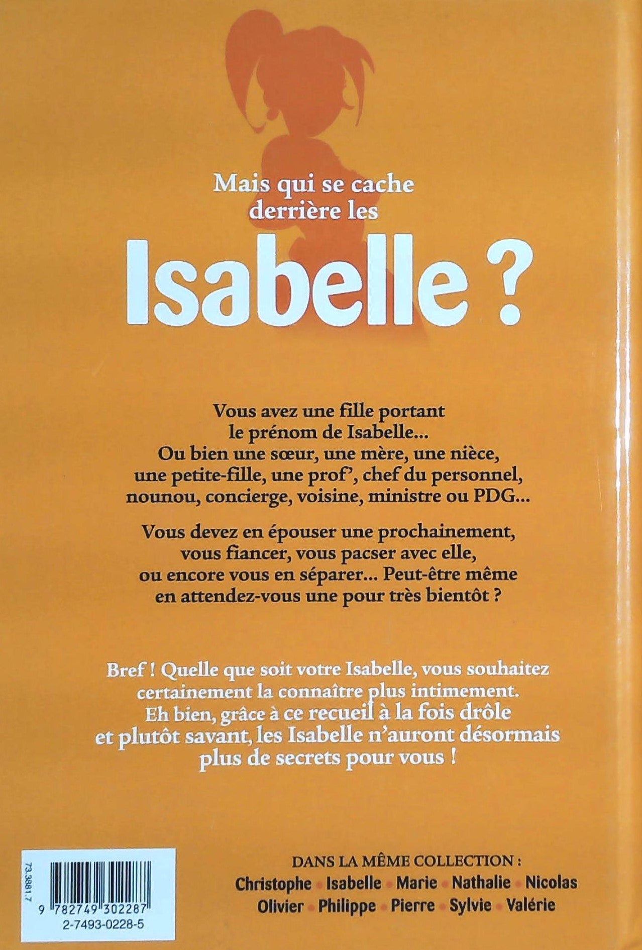 L'encyclopédie des prénoms en bandes dessinées : Isabelle