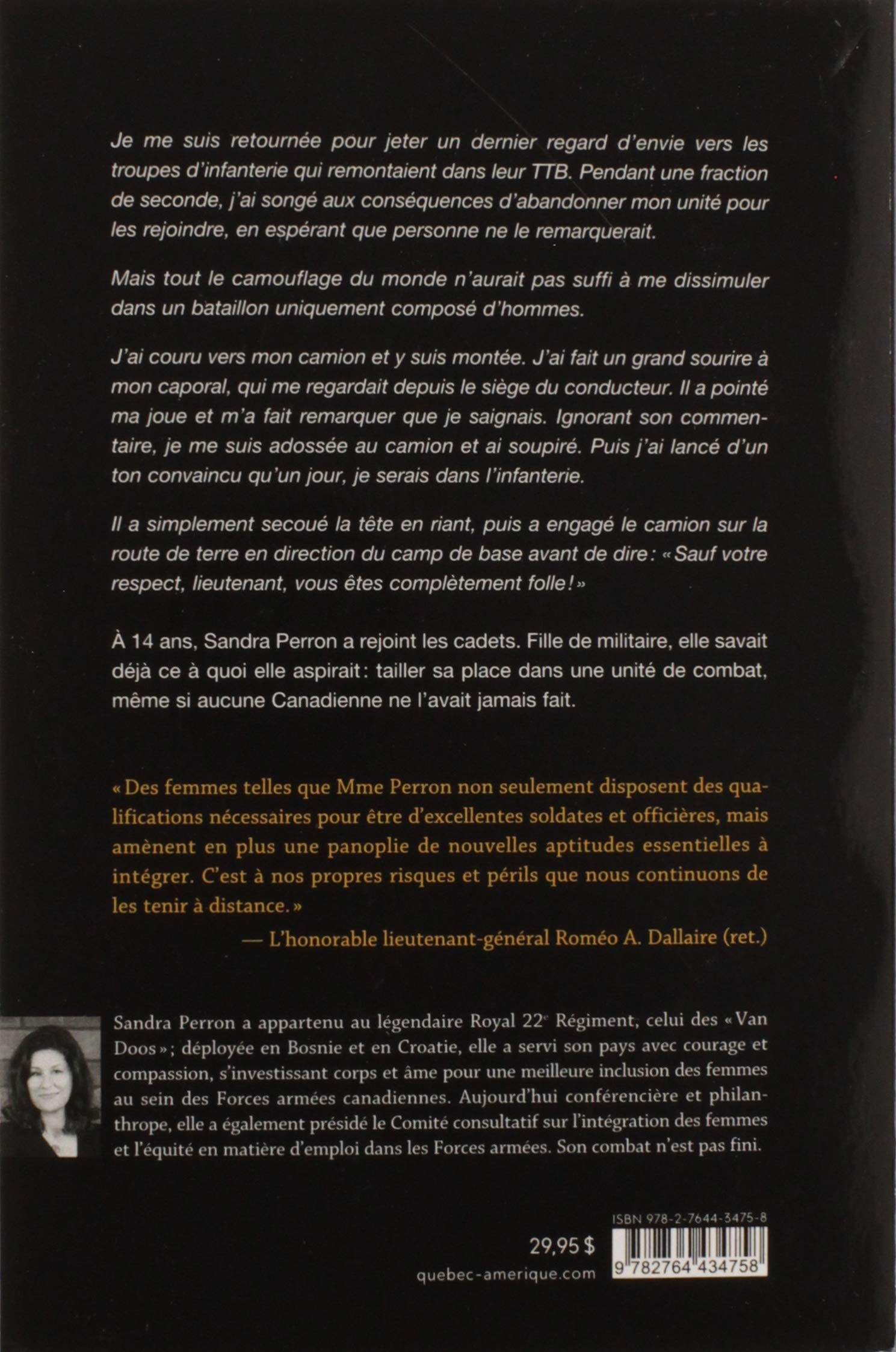 Seule au front : Un témoignage de la première officière (Sandra Parron)