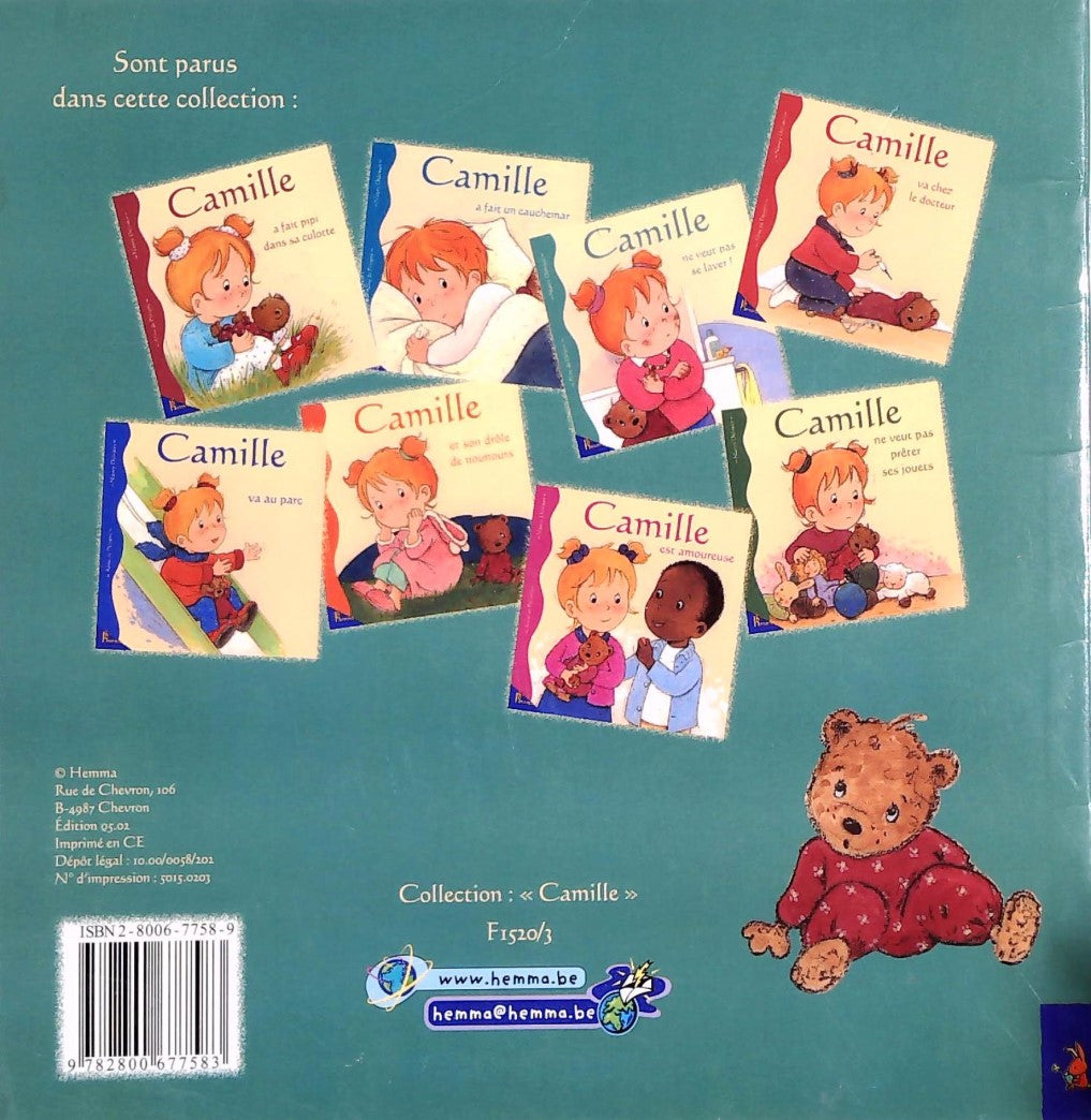 Camille ne veut pas se laver! (Aline de Pétigny)