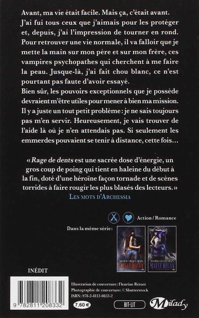 Maeve Regan # 2 : Dent pour dent (Marika Gallman)
