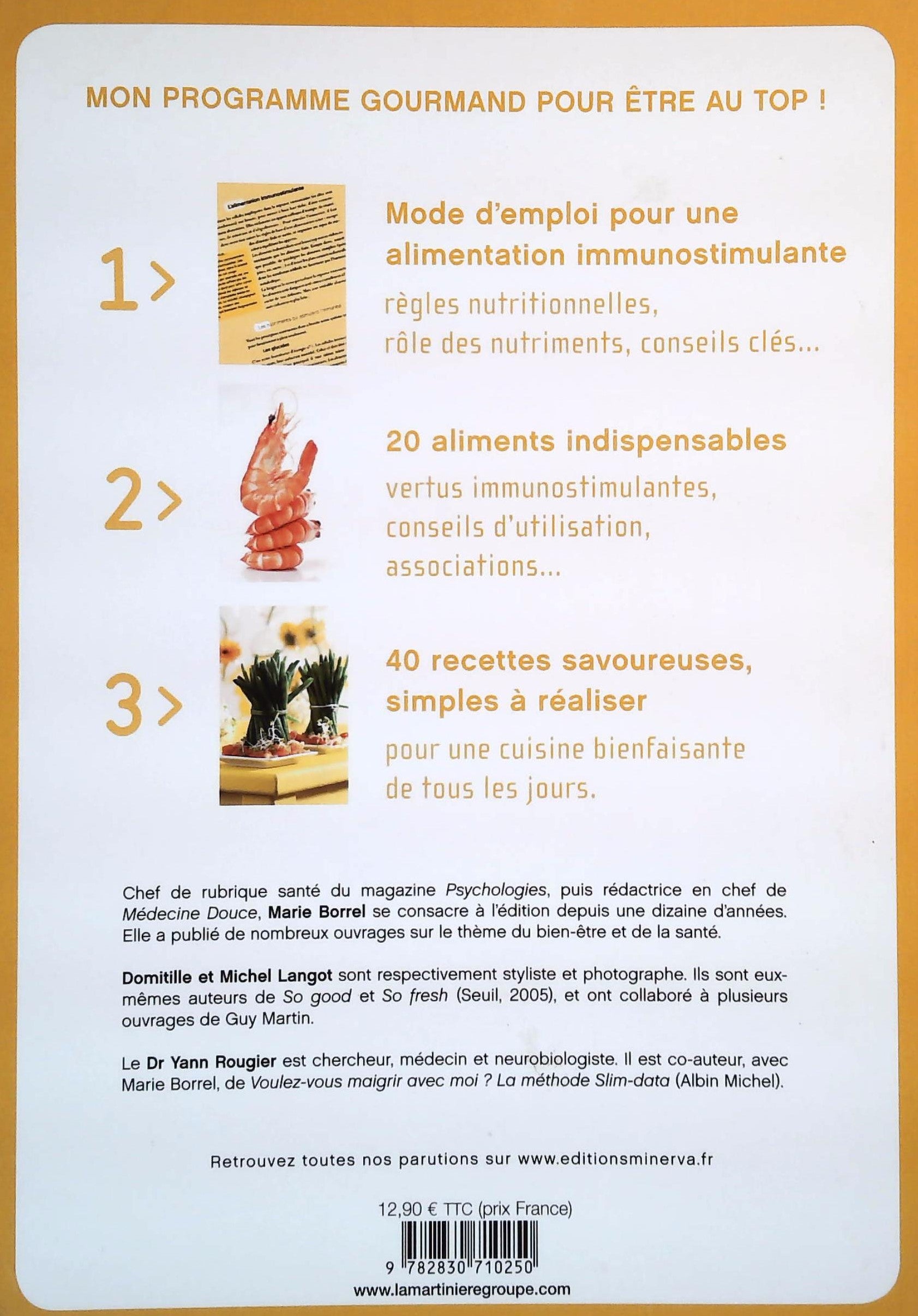 L'alimentation source de santé : Ma cuisine immunité (Marie Borrel)