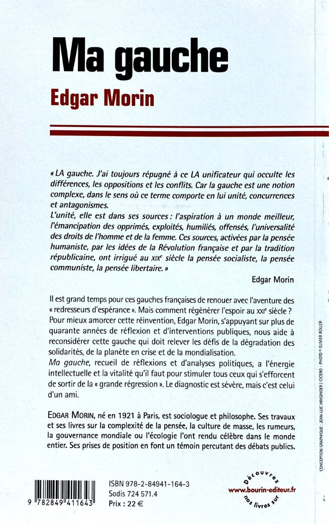 Ma gauche (Edgar Morin)
