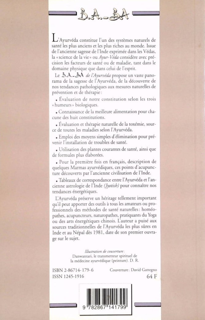 B.a.-ba : Ayurveda (Pardès)