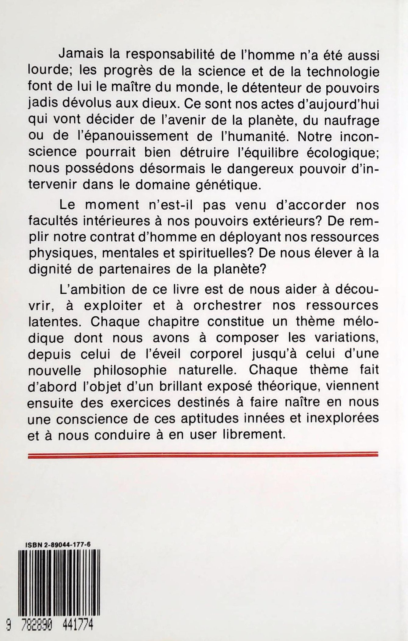 L'homme en devenir : Découvrez, exploitez et orchestrez vos ressources latentes (Jean Houston)