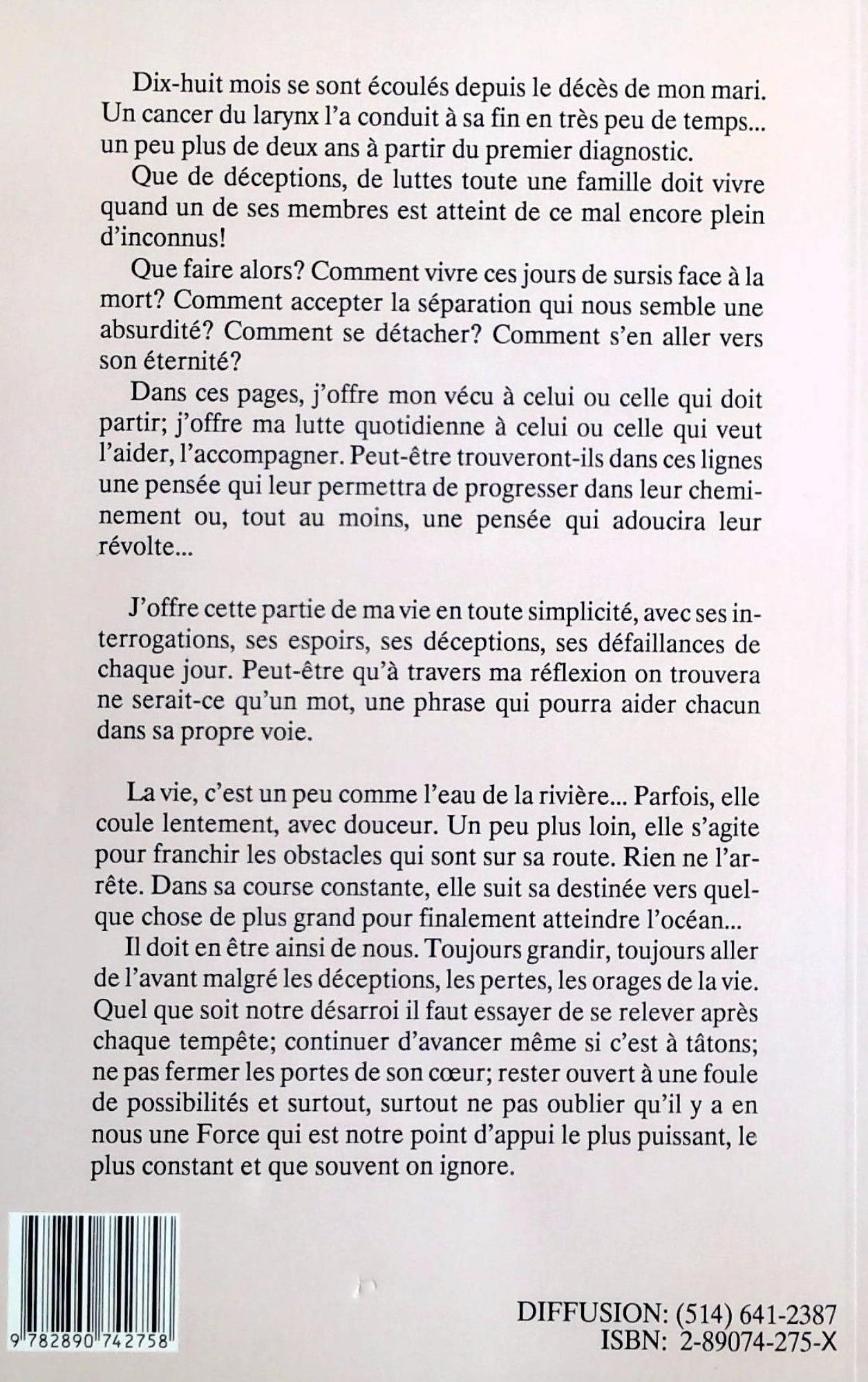 Comme l'eau de la rivière (Adèle Malo)