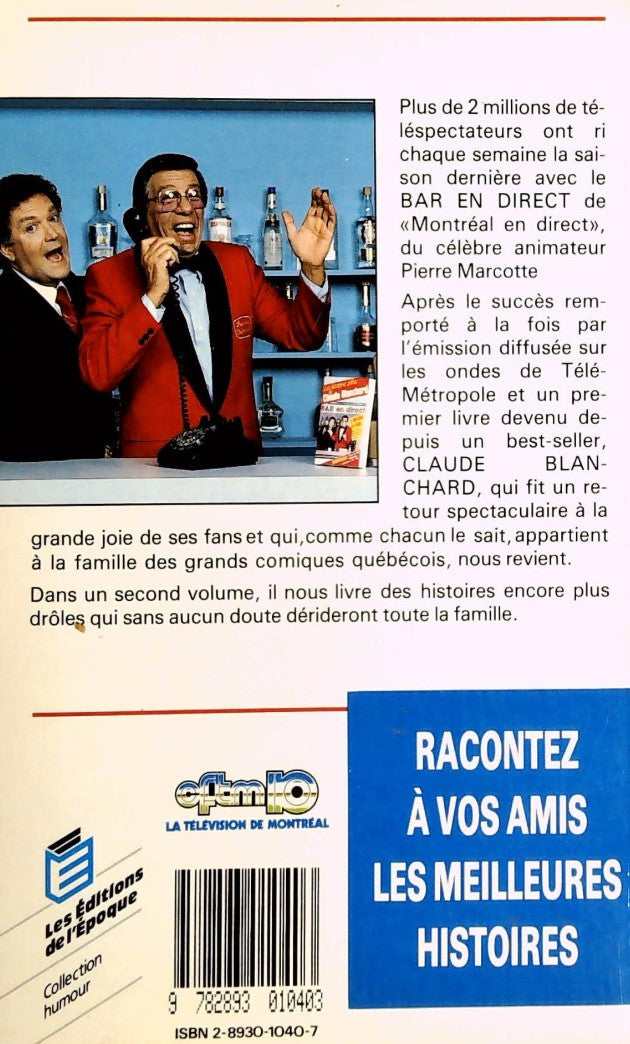Les histoires drôles de Claude Blanchard
