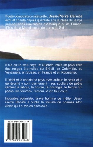 Avant de recommencer à vivre: Poèmes et chansons (Jean-Pierre Bérubé)