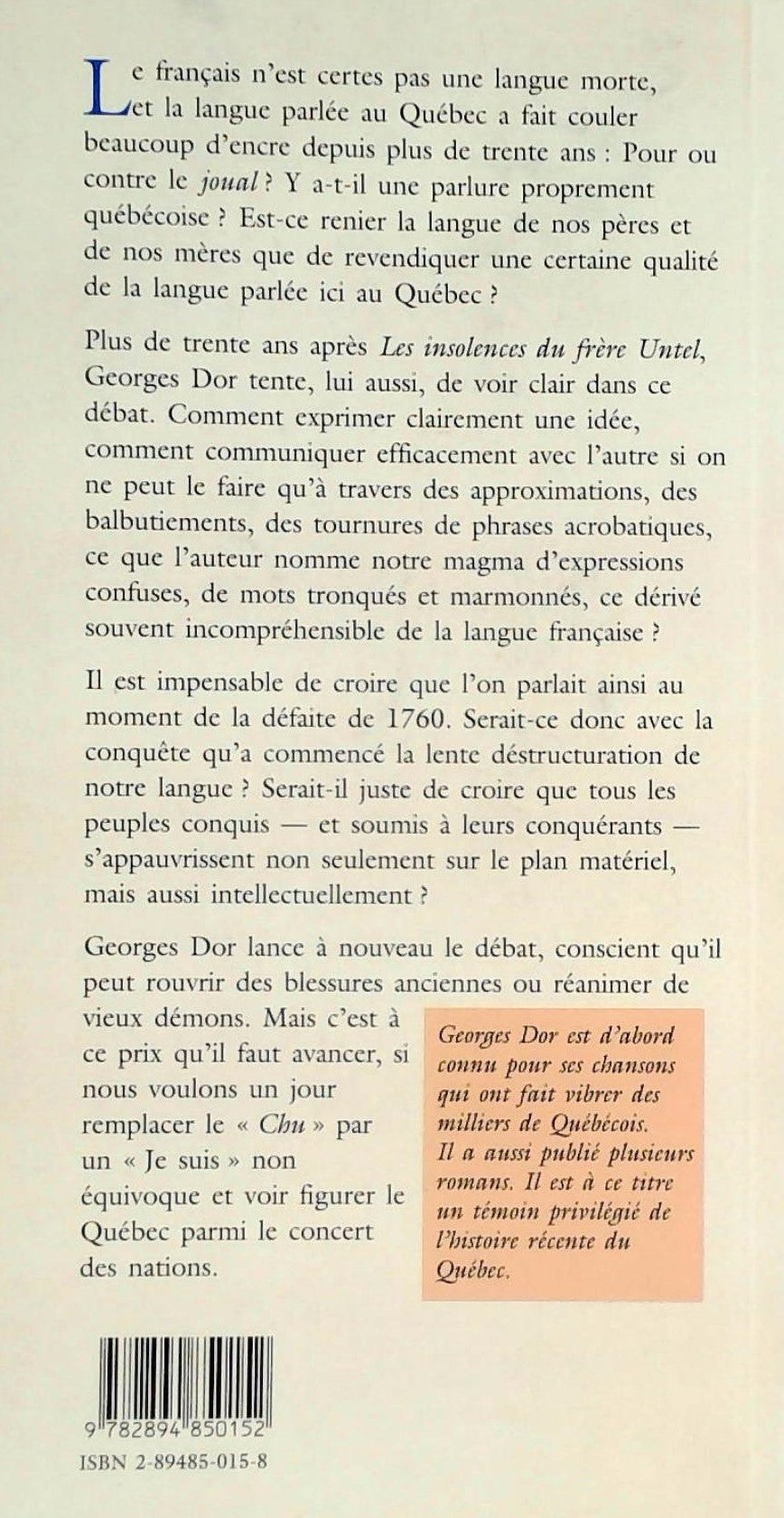 Anna braillé ène shot (Elle a beaucoup pleuré) (Georges D'or)
