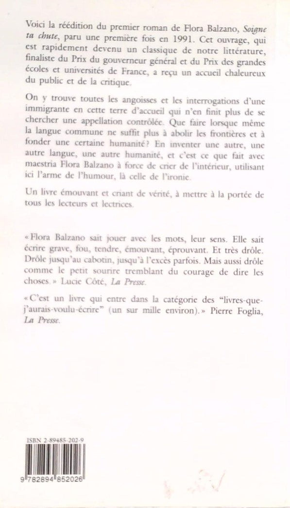 Soigne ta chute (Flora Balzano)