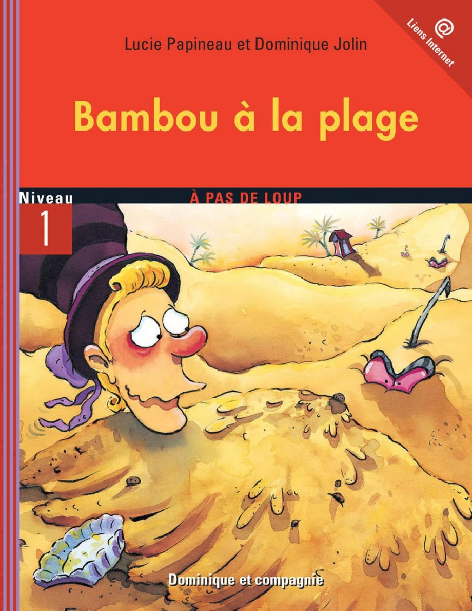 À pas de loup : Bambou à la plage - Lucie Papineau