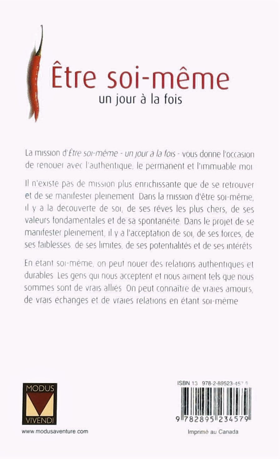 Être soi-même, un jour à la fois (Marc Alain)