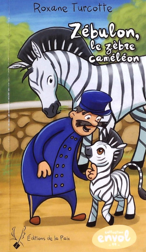 Livre ISBN 2895991111 Envol # 59 : Zébulon, le zèbre caméléon (Roxane Turcotte)