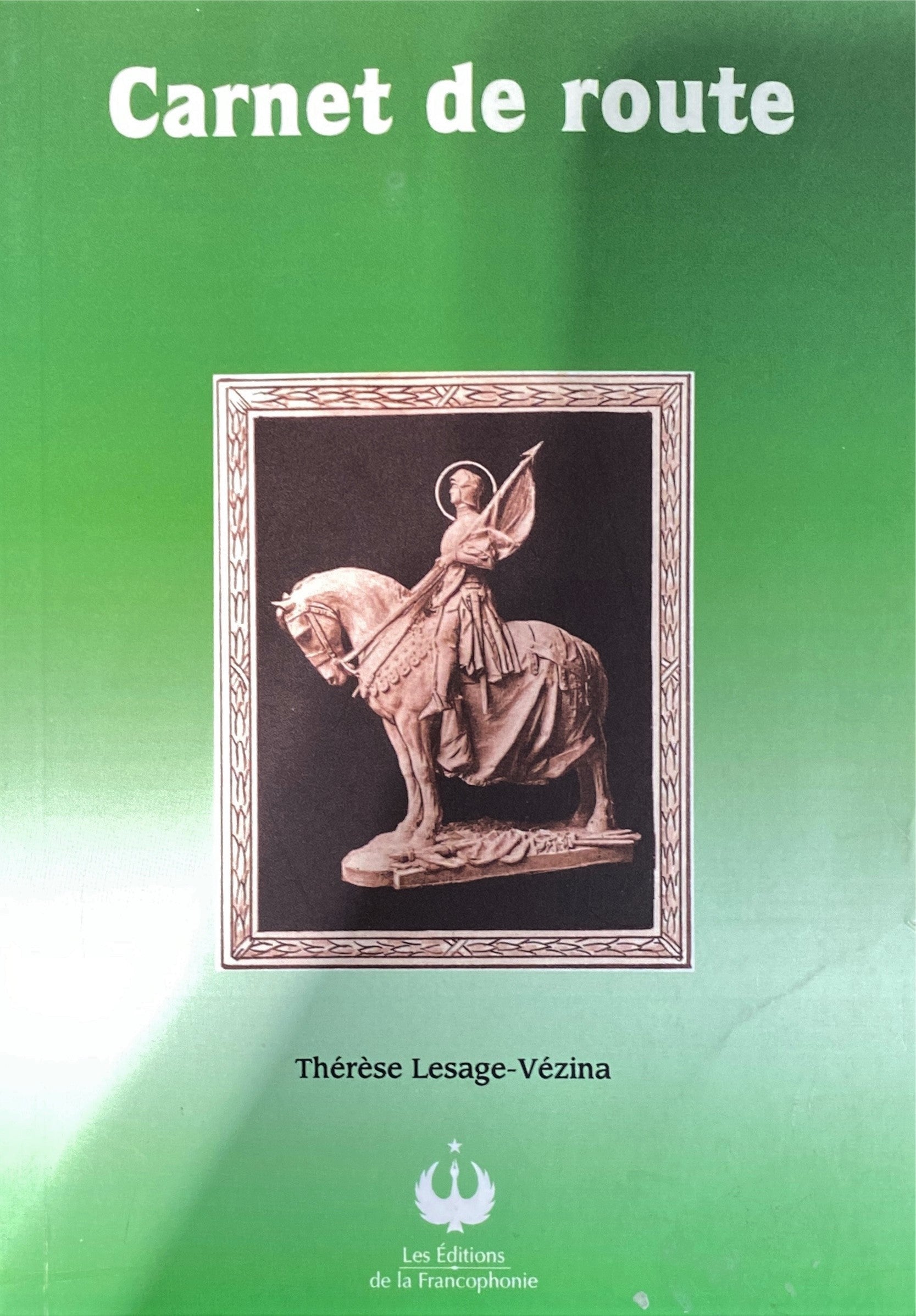 Livre ISBN Carnet de route (Thérèse Lesage-Vézina)
