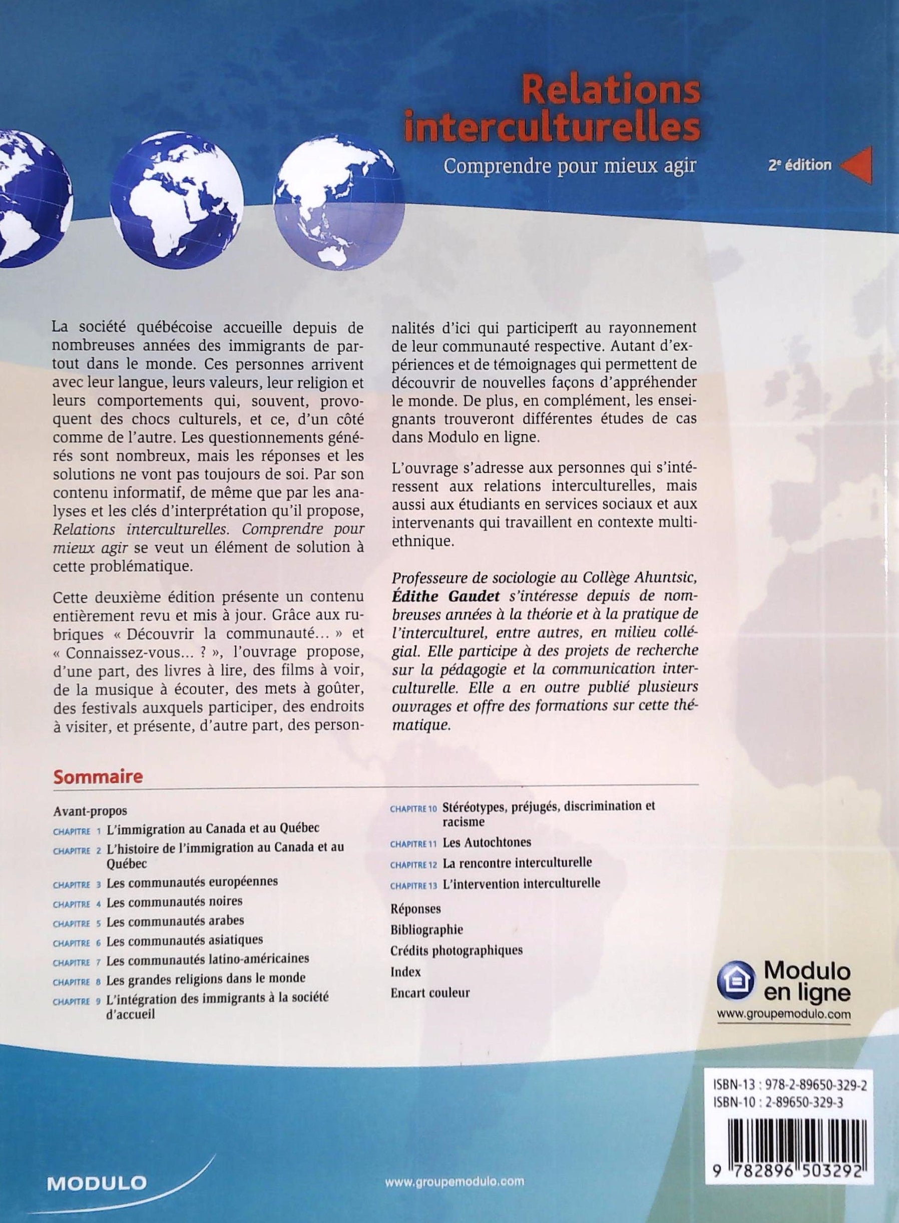 Relations interculturelles : Comprendre pour mieux agir (Edithe Gaudet)