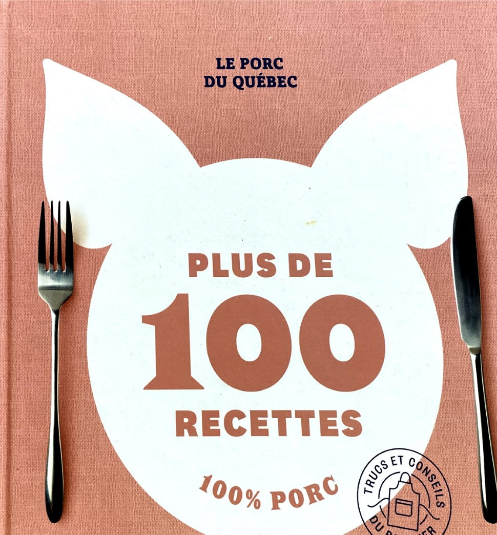 Livre ISBN Plus de 100 recettes 100% porc