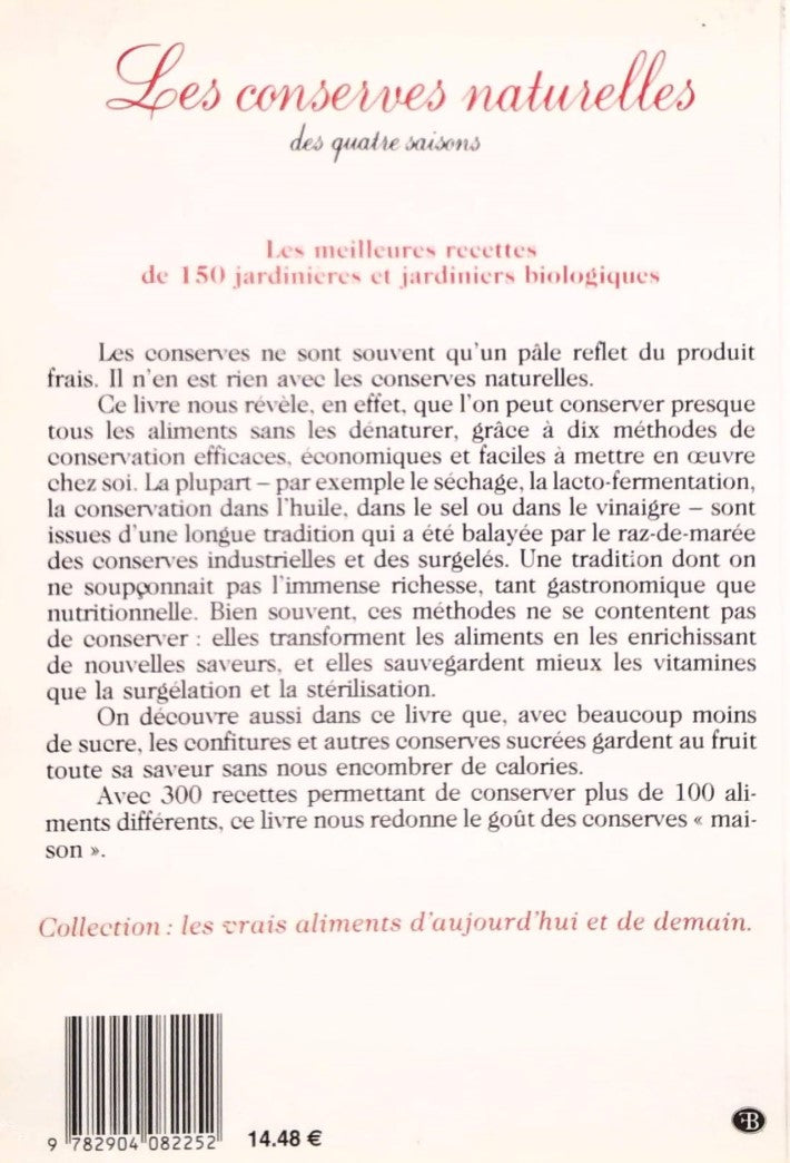 Les conserves naturelles des quatre saisons