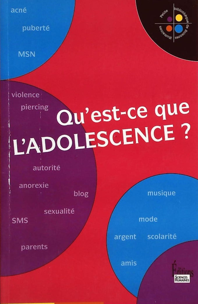 Livre ISBN Qu'est-ce que l'adolescence ?