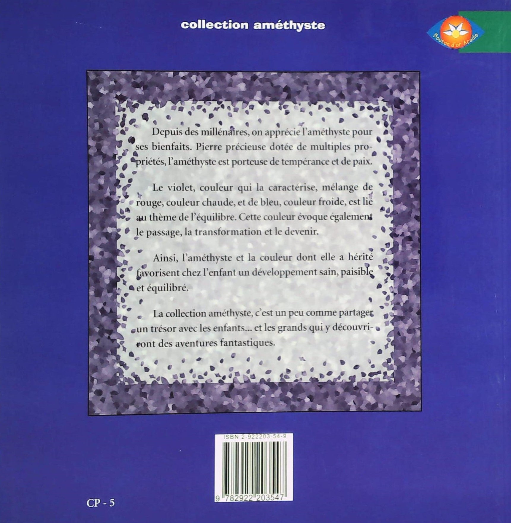 Améthyste : Modo et la terre (Judith Hamel)