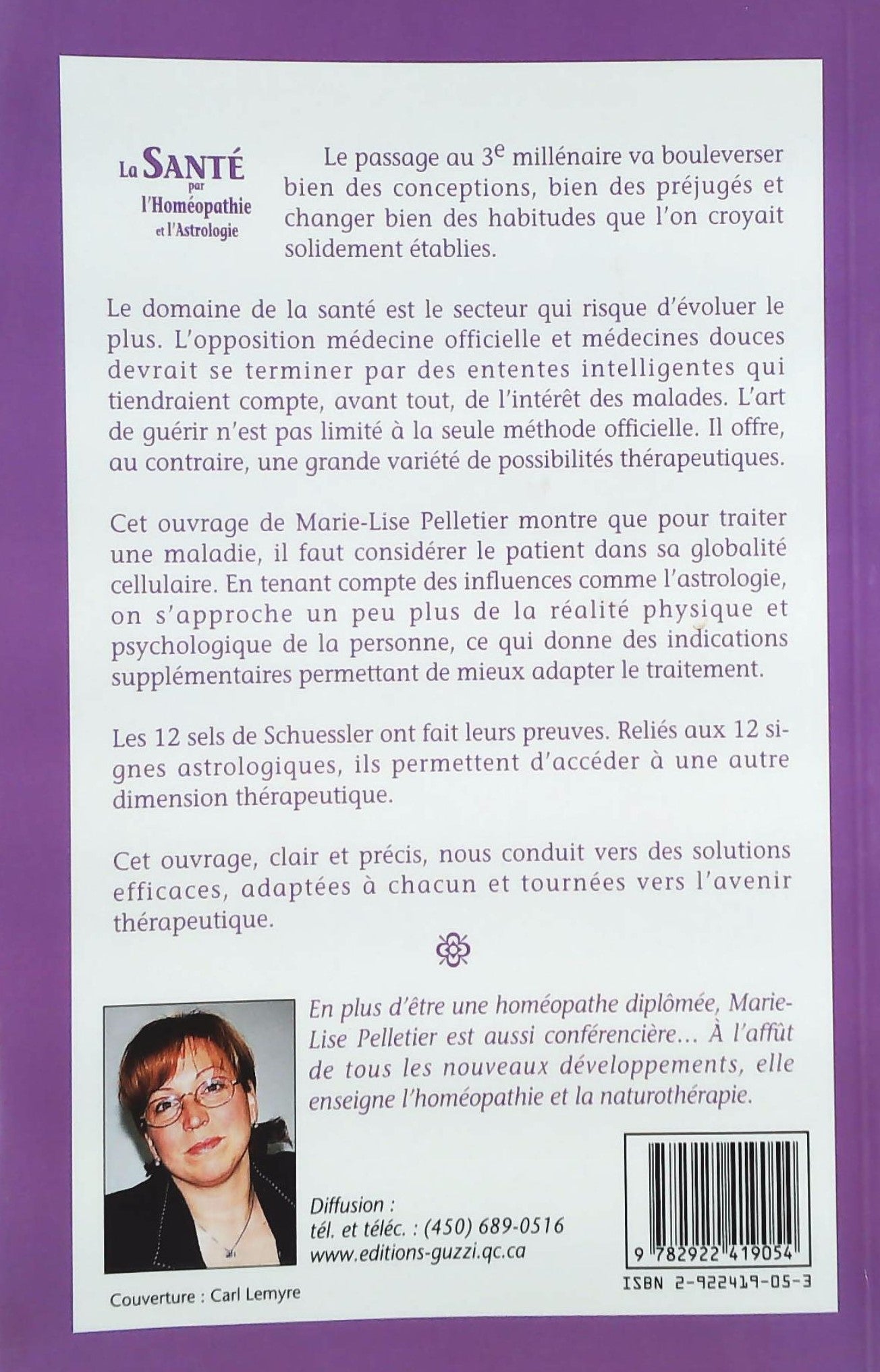 La santé par l'homéopathie et l'astrologie (Marie-Lise Pelletier)
