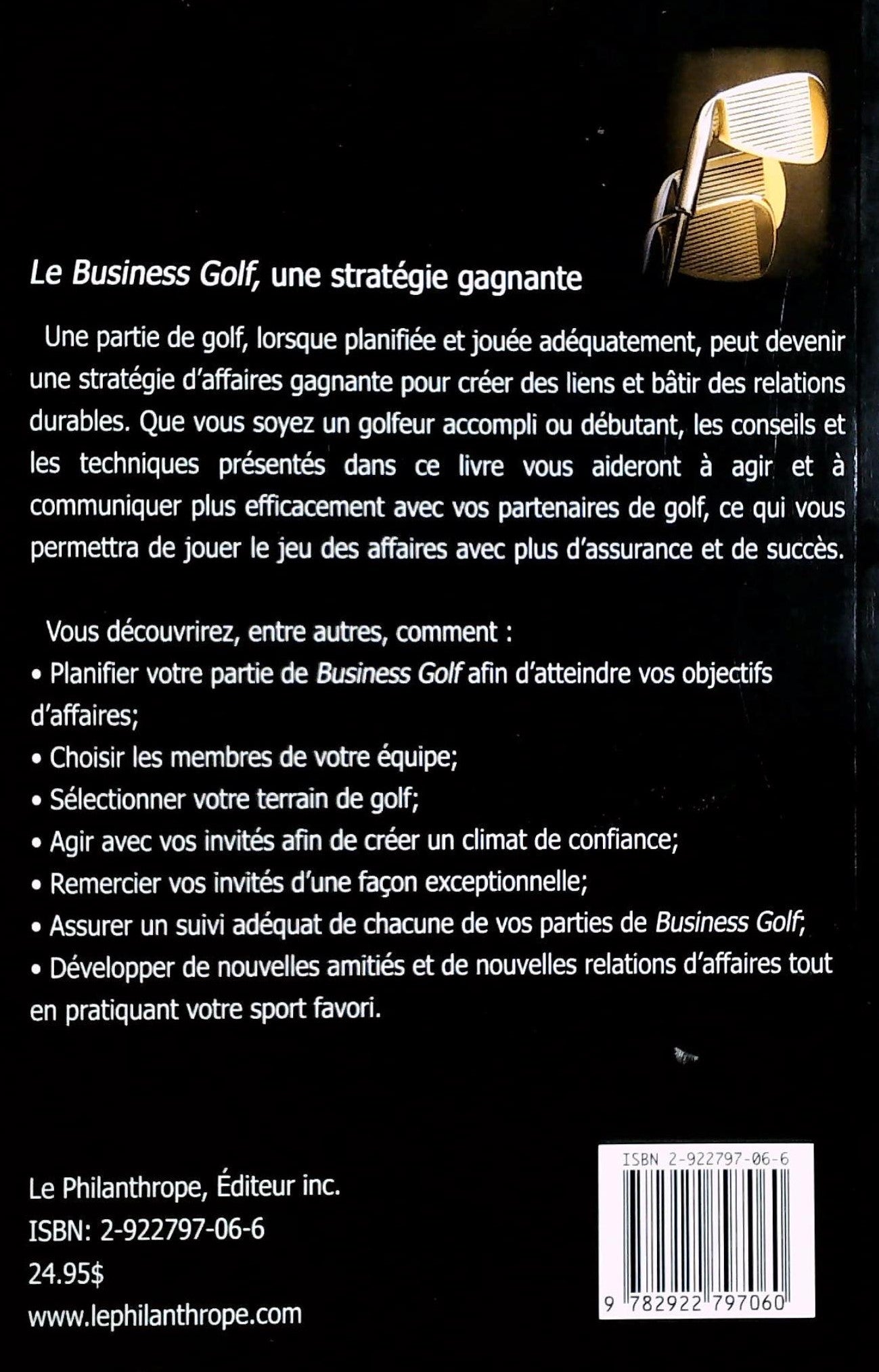 Le Business Golf : Une stratégie gagnante (Pat Summerall)