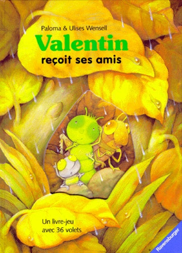Valentin recoit ses amis : Un livre-jeu avec 36 volets - Paloma