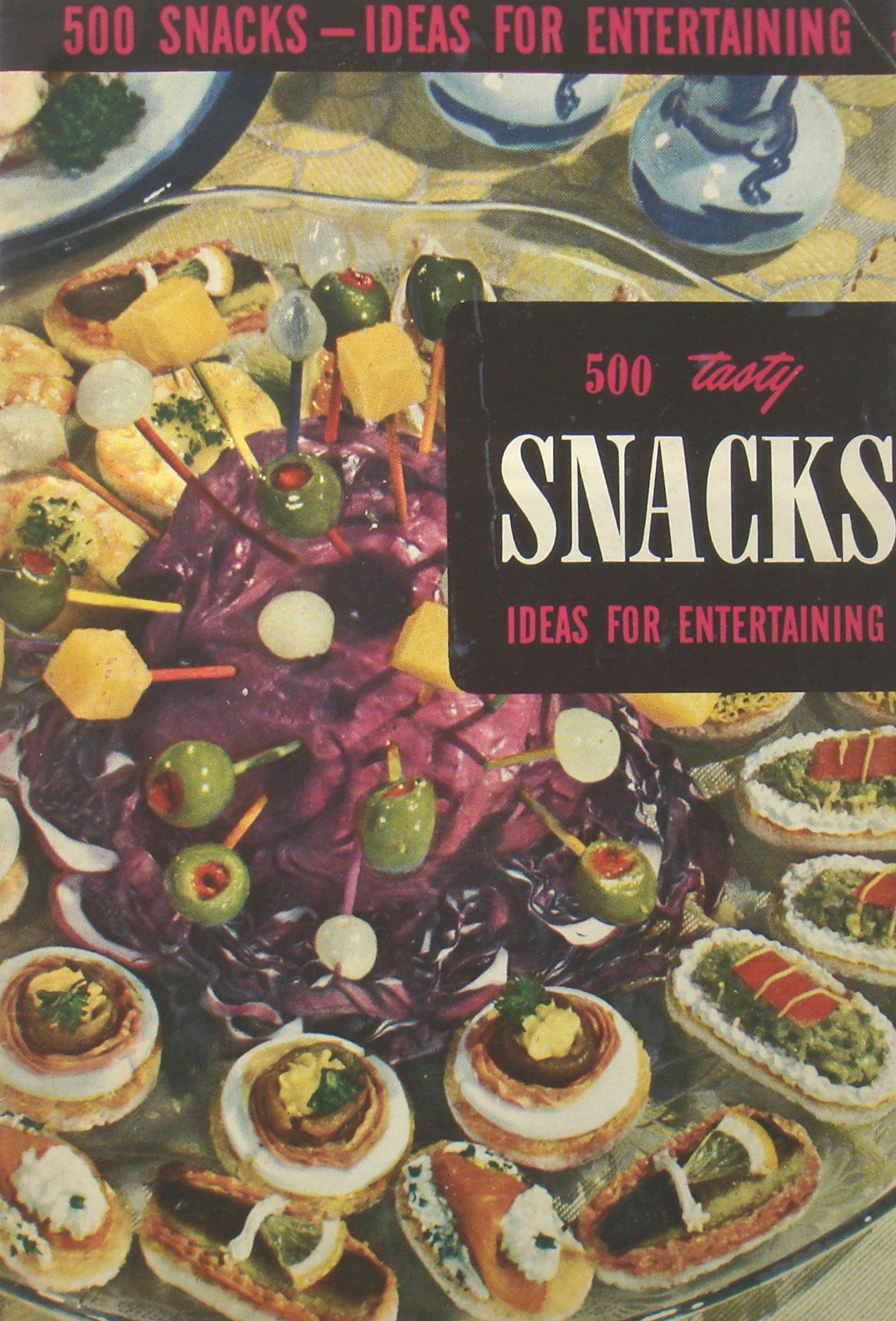 Livre ISBN 500 TASTY SNACKS Ideas for Entertaining