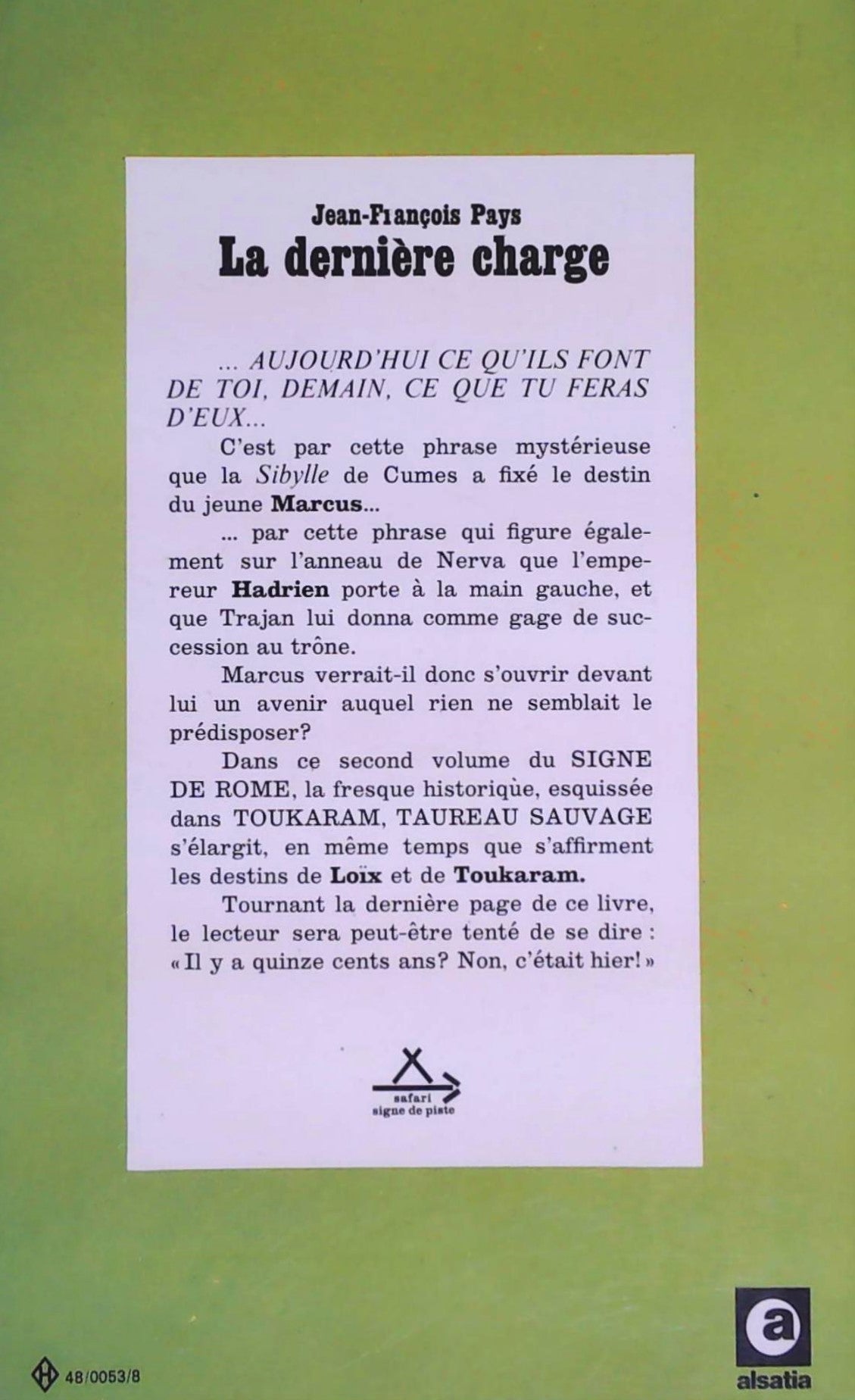 La dernière charge (Jean-François Pays)