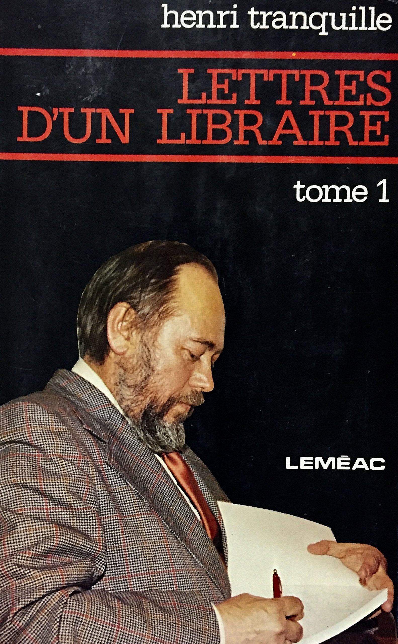 Livre ISBN Lettres d'un libraire # 1 (Henri Tranquille)