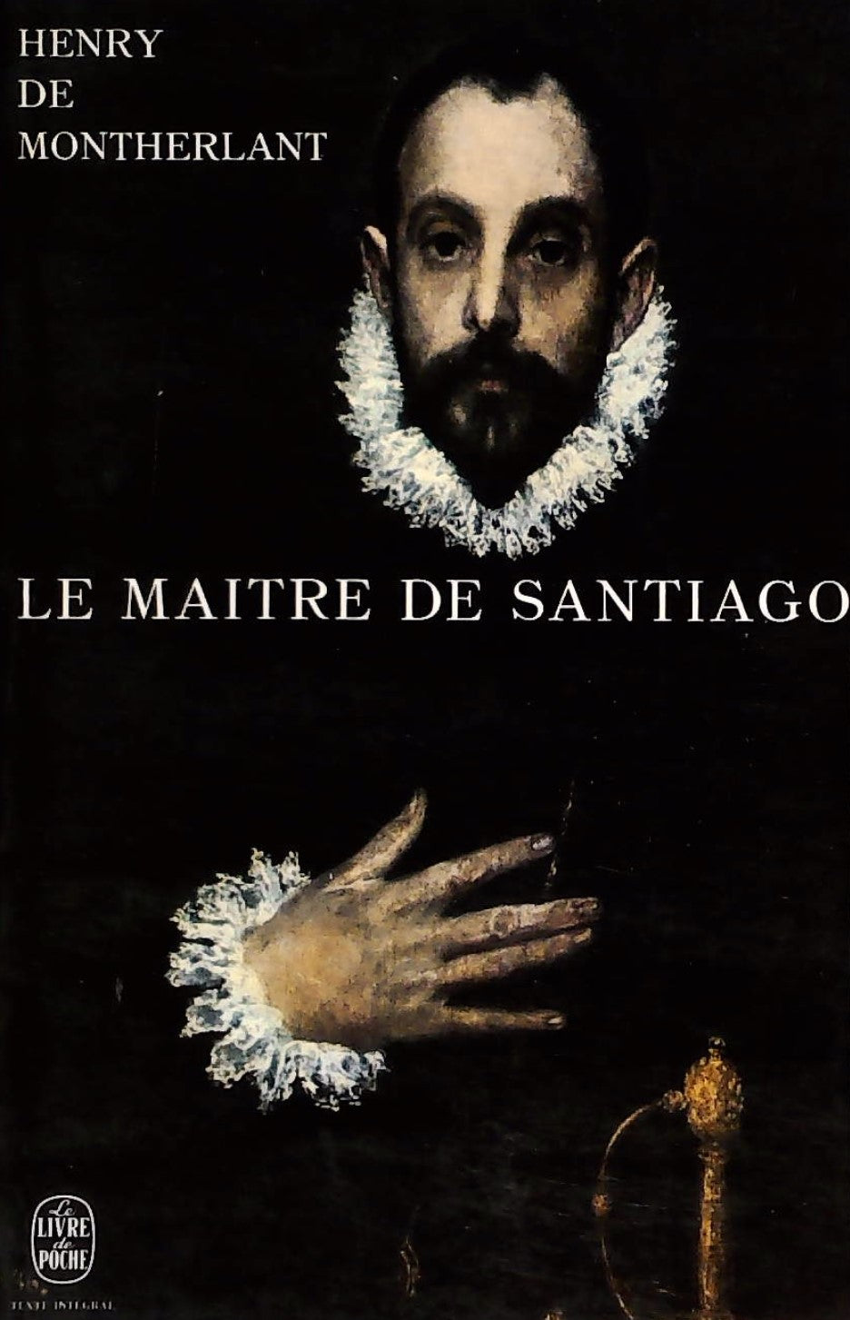 Livre ISBN  Le maître de Santiago (Henry De Montherlant)