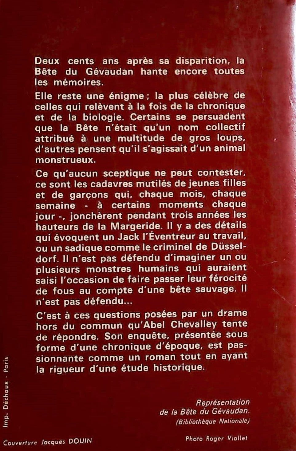 L'aventure mystérieuse : La bête du Gevaudan (Abel Chevalley)