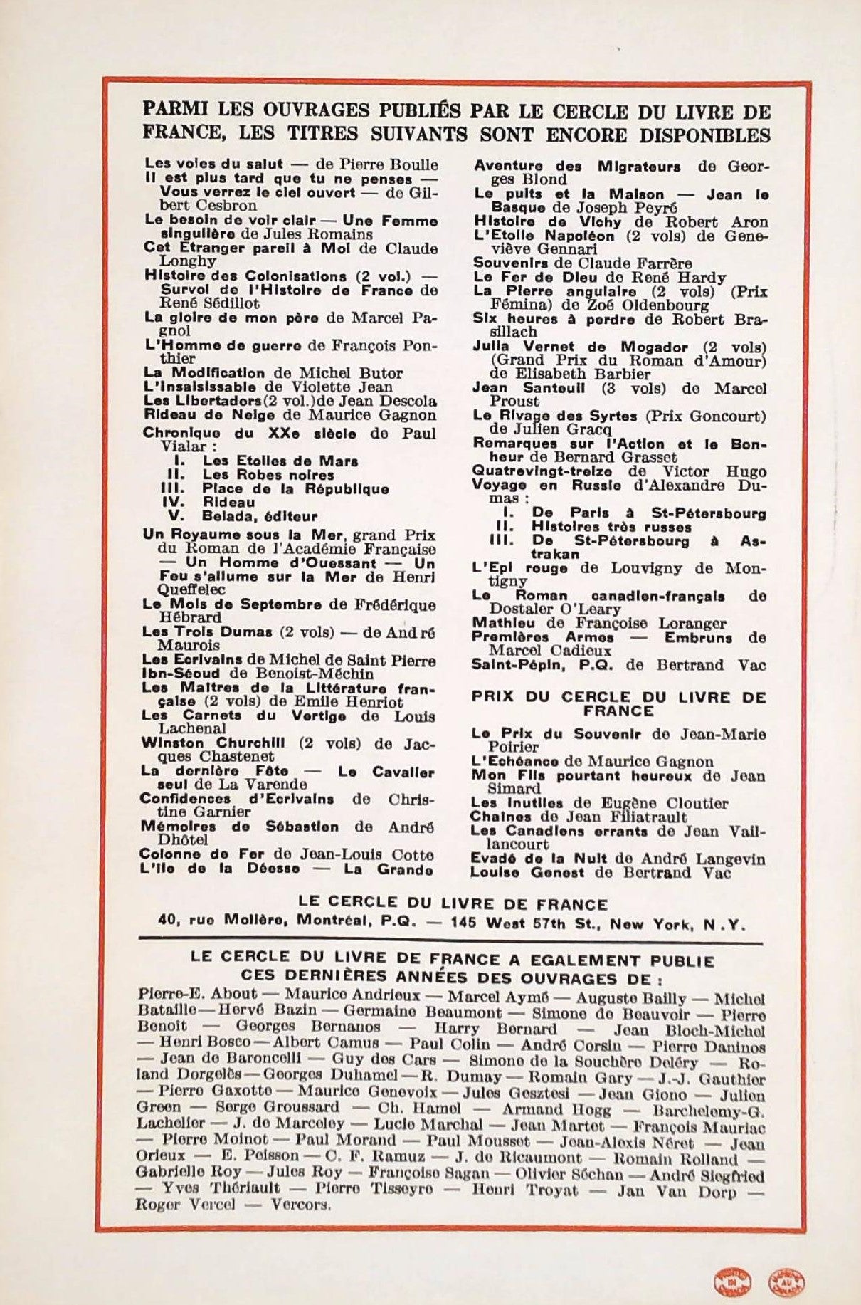 Le cercle du livre de France : Mémoires secrets du Chevalier de Rosaz (Henry Bordeaux)