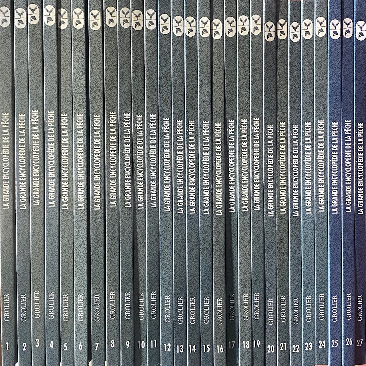 Livre ISBN La grande encyclopédie de la pêche Grolier (en 27 volumes)