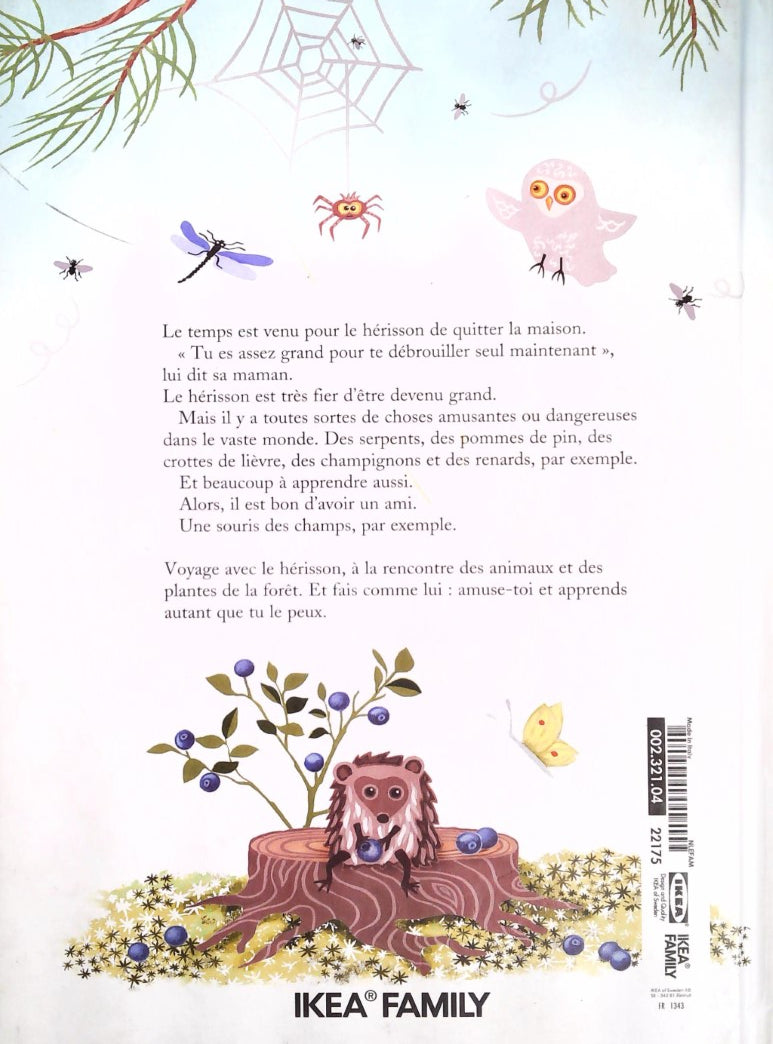 Livre Le hérisson quitte la maison - Ulf Stark (Livre d'occasion)
