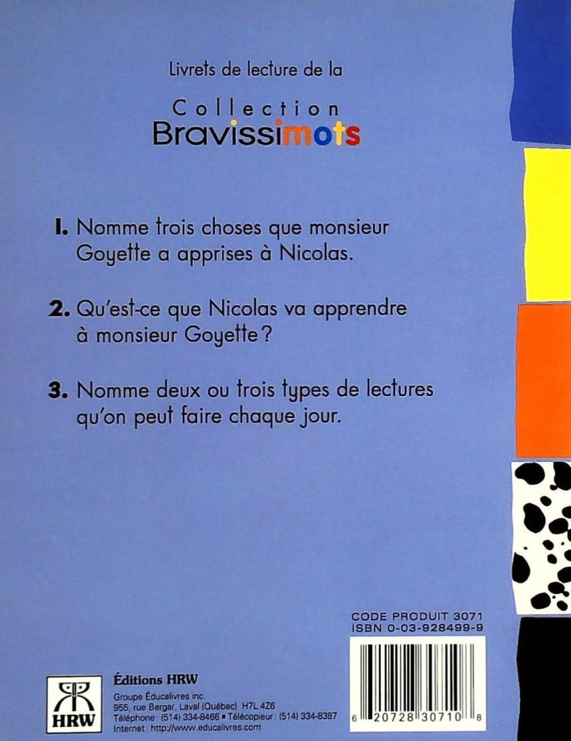 Livre Les lunettes de monsieur Goyette - Yanik Comeau (Livre d'occasion) - ISBN 0039284999