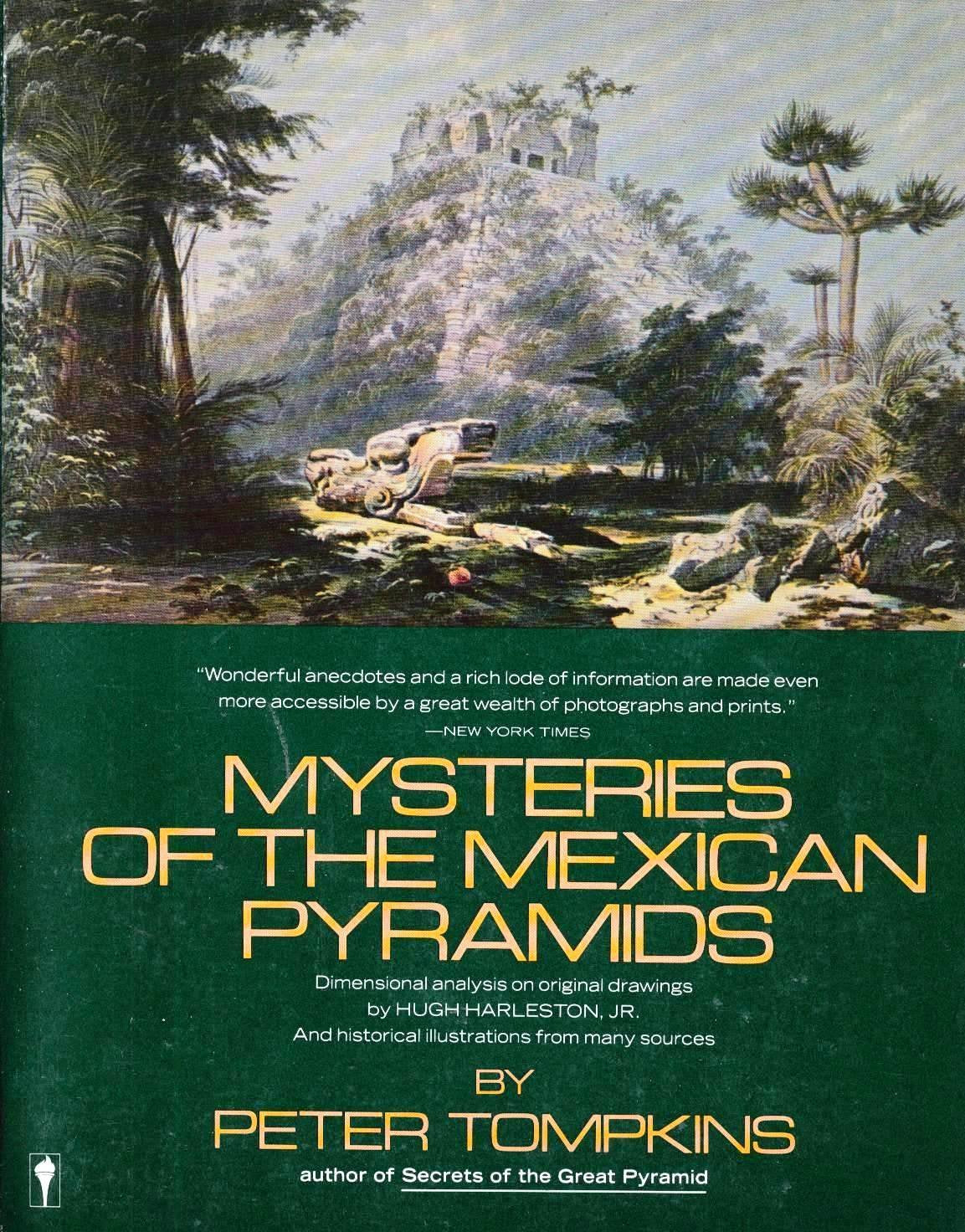 Livre Mysteries of the Mexican Pyramids - Peter Tompkins (Livre d'occasion) - ISBN 0060913665