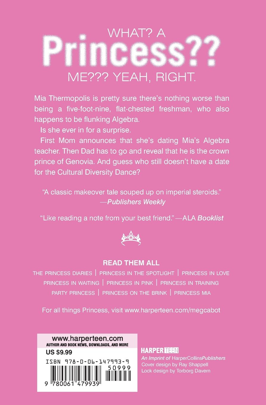 Livre The Princess Diaries - Meg Cabot (Livre d'occasion) - ISBN 0061479934