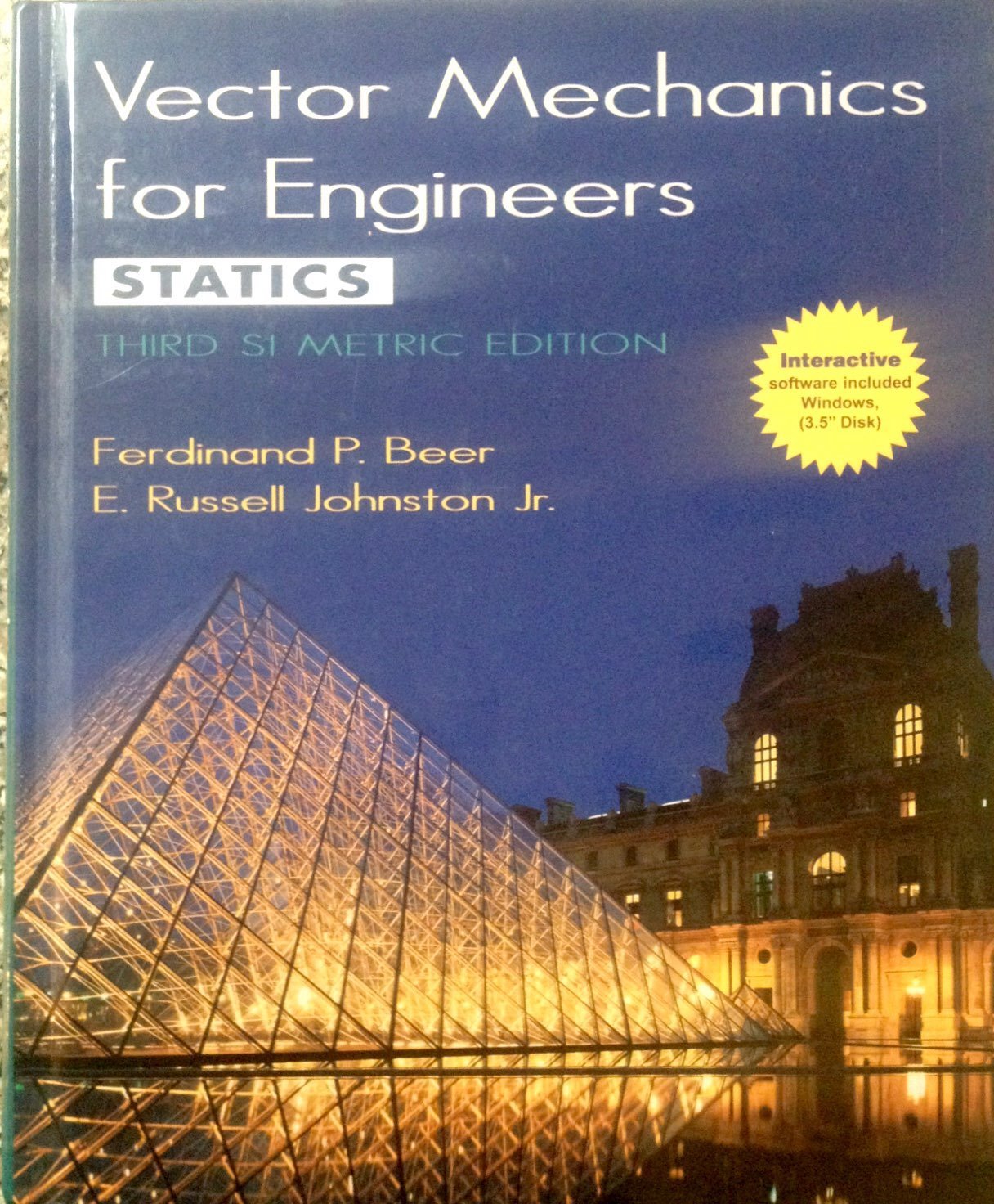 Livre Vector mechanics for engineers: Statics - Ferdinand P. Beer (Livre d'occasion) - ISBN 00756...