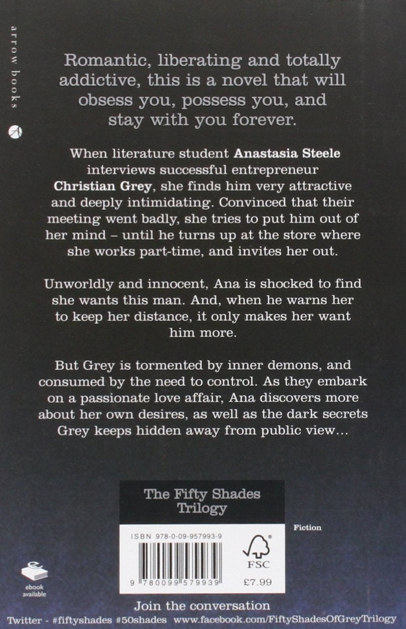Livre Fifty Shades Of Grey - E.L. James (Livre d'occasion) - ISBN 0099579936