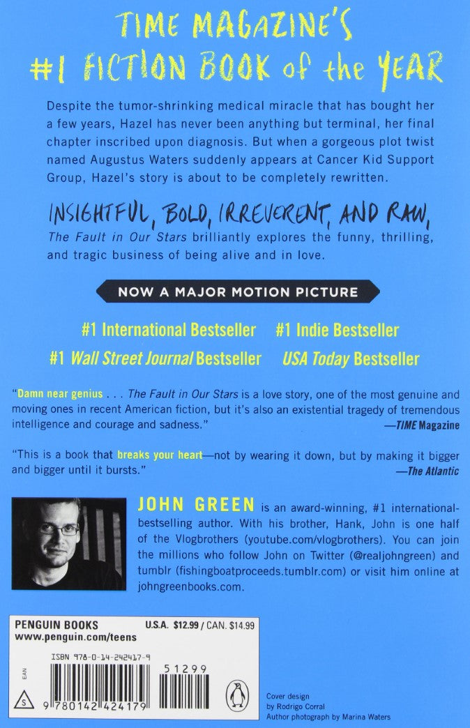 Livre The Fault in Our Stars - John Green (Livre d'occasion) - ISBN 014242417X